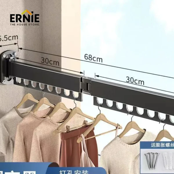 Steel Wall Mounted Clothes Drying Rack